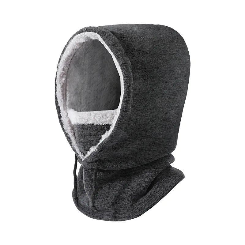 Winter Women Warm Hat Outdoor Riding Windproof Hat Ski Neck Protection Cold Protection Warm Head Hat