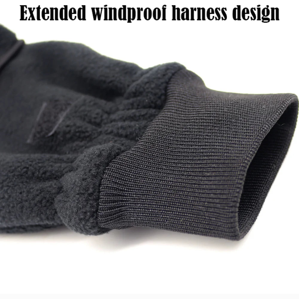 High Quality Black Winter Gloves Half Finger Flip Cover Fishing Gloves Anti-Slip Warm Photography Gloves Unisex