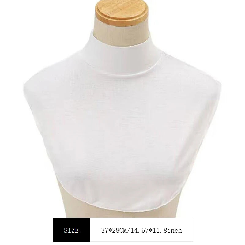 Detachable Half Top Collar Neck False Turtleneck Neck Warmer Fake Collars for Women Turtle Neck Layering Turtleneck Collar