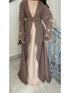 Eid Bow Abaya Women Cardigan Dress Muslim Party Caftan Robe Jalabiya Morocco Dubai Kaftan Islam Vestidos Largos Ramadan 2025 Beauty hair & fashionfj