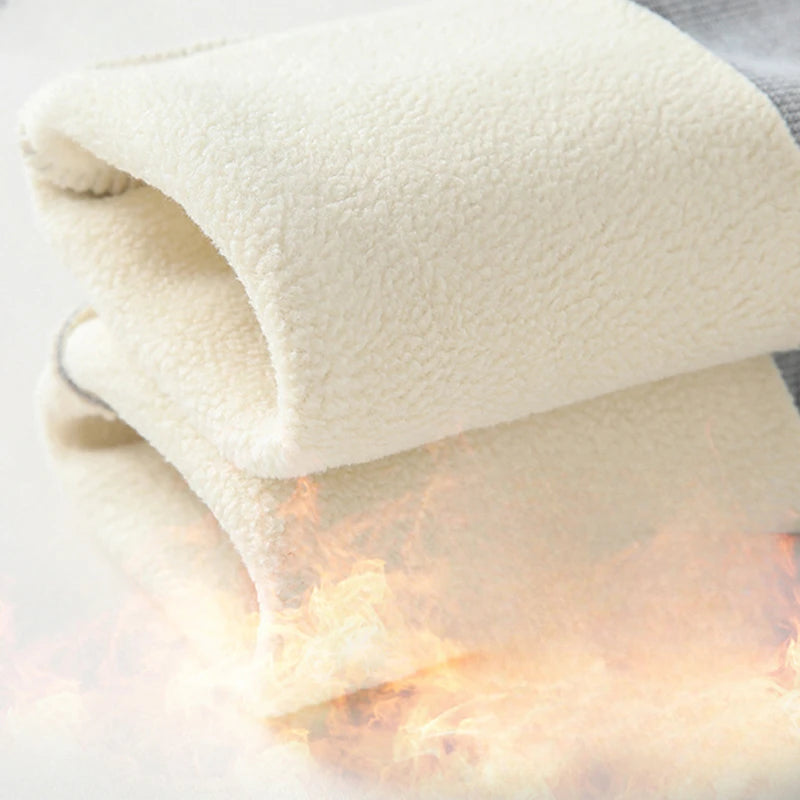 Winter Leggings Thick Thermal Pants High-waisted Leggings Women's Threaded Leggings Comfortable Stretch Leggings Black Thin