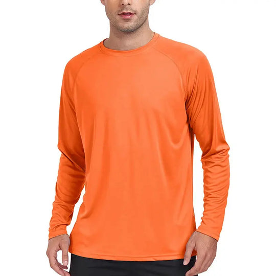 Men's Sun Protection shirts Summer UPF 50+ Long Sleeve Quick Dry Men Shirts Breathable Hiking Fish Performance Tops UV-Proof Beauty hair & fashionfj