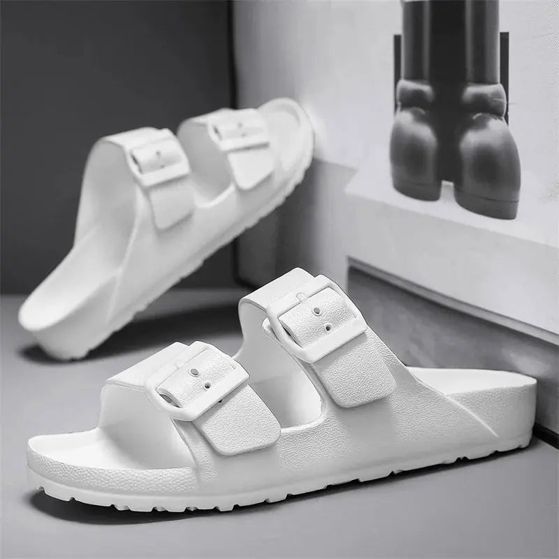 Slippers for Men and Women, Waterproof, Non-Slip, Thick-Soled, Wear-Resistant, Soft-Soled, Comfortable, Casual Sandals Beauty hair & fashionfj