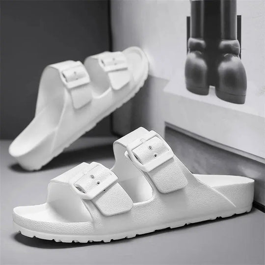 Slippers for Men and Women, Waterproof, Non-Slip, Thick-Soled, Wear-Resistant, Soft-Soled, Comfortable, Casual Sandals Beauty hair & fashionfj