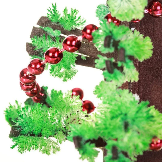 Magic Christmas Tree Magical Growing Tree Crystal Sakura Mini Tree Paper Tree Blossoming Xmas Gift Educational Toys DIY Kid Toy