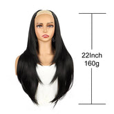 WIGSIN 22Inch Synthetic V-shaped Layered 4 Clips Long Straight Hair Extension Fashion Invisible Hairpiece Wig for Women Beauty hair & fashionfj