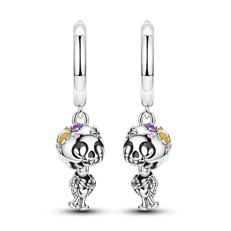 New 925 Sterling Silver Hoop Earrings Butterfly Hot Air Balloon Studs Drop Earring For Women Fashion Birthday Party Jewelry Gift Beauty hair & fashionfj