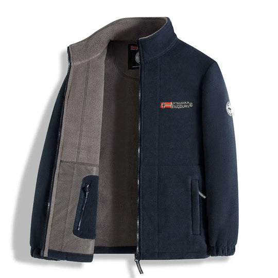 Men Winter Jacket New Arrival Polar Fleece Outwear Thick Fleece Lined Outdoor Man Autumn Jacket Coat