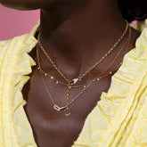 Gold color Shiny Rhinestone Double Circle Pendant Necklace For Women Girl Clavicle Choker Fashion Jewelry Gift Party femme Beauty hair & fashionfj