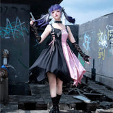 Design sense Gothic dark dress Beauty hair & fashionfj