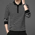 Polo T Shirt for Men Winter Pullovers Oversize Man Sweatshirt Formal Big Size Business With Collar Elasticity Emo Streetwear S Beauty hair & fashionfj