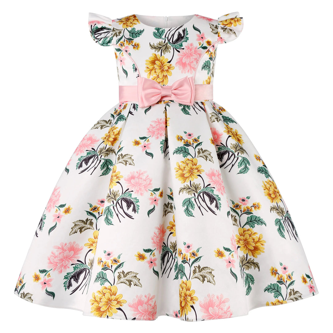 2025 Girls Party Dress High Quality Children Beautiful  Princess Birthday Wedding Party  Dress Beauty hair & fashionfj