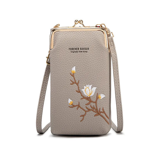 Passport Holder Purse Wear-Resistant Women Sling Wallet Mini Phone Bag Versatile Cross-Body Wallet For Travel Day Trips Errands