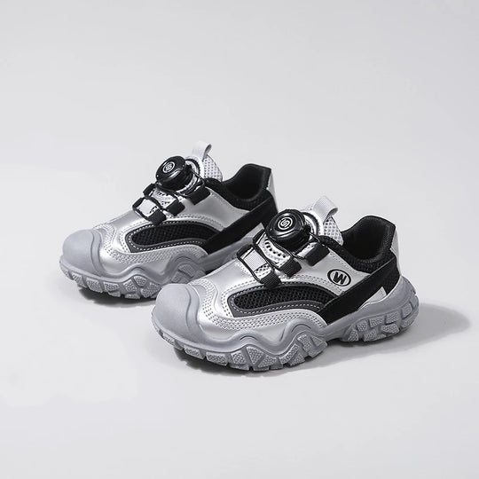 Kids Hiking Sneakers for Boys Girls 2025 Autumn New Toddler Running Shoes Lightweight Breathable School Sports Shoes 4-6years