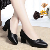 women fashion sweet light weight black patent leather slip on stiletto heel shoes lady classic daily beige office footwear b414 Beauty hair & fashionfj