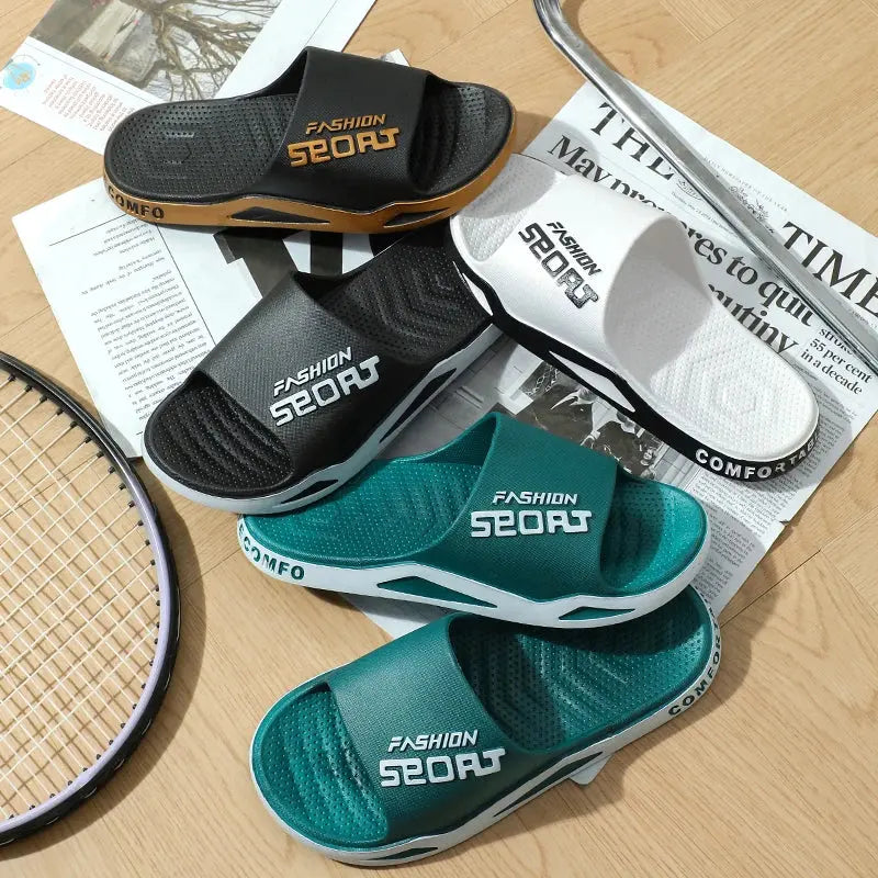 Slippers for men can be worn externally in summer. Trendy bathroom, bathroom, non-skid home, indoor, and home sandals for men Beauty hair & fashionfj