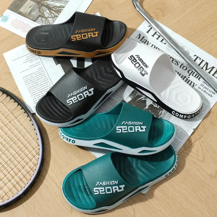 Slippers for men can be worn externally in summer. Trendy bathroom, bathroom, non-skid home, indoor, and home sandals for men Beauty hair & fashionfj