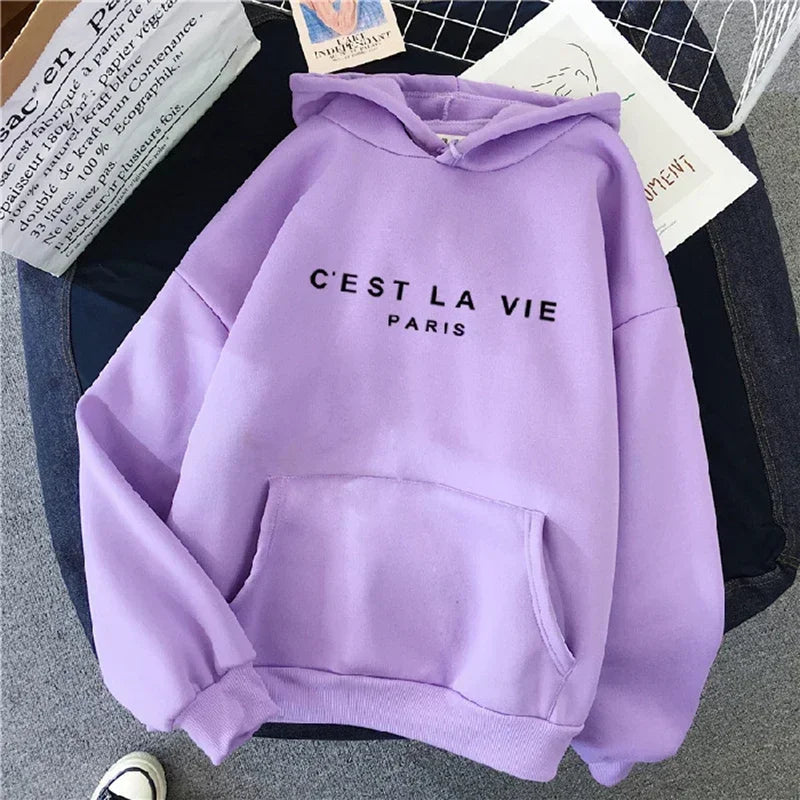 Cozy & Stylish Warm Female Hooded Tops – Perfect for Every Season Beauty hair & fashionfj