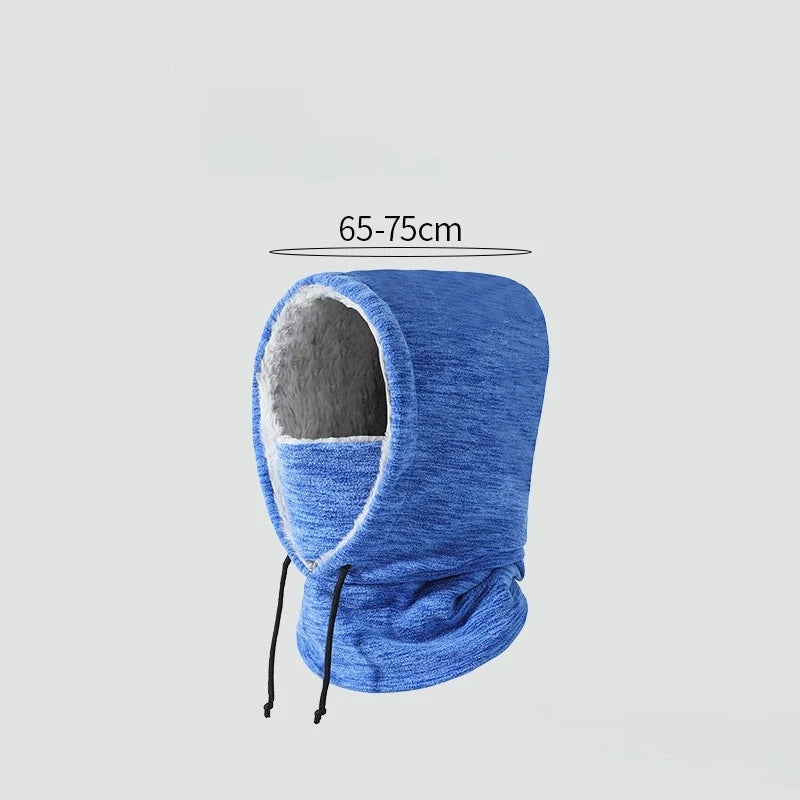 Winter Women Warm Hat Outdoor Riding Windproof Hat Ski Neck Protection Cold Protection Warm Head Hat