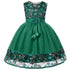 European and American embroidery dress dress girl&