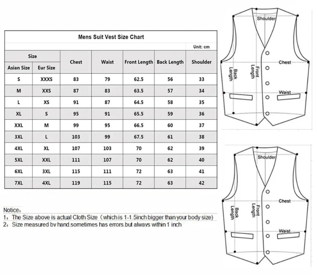 Fashion Single Breasted Suit Vests for Men Grey Black High-end Male Waistcoat Slim Fit Formal Business Casual Vest Plus Size 7XL Beauty hair & fashionfj