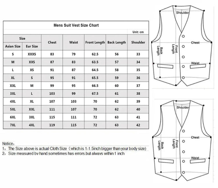 Fashion Single Breasted Suit Vests for Men Grey Black High-end Male Waistcoat Slim Fit Formal Business Casual Vest Plus Size 7XL Beauty hair & fashionfj