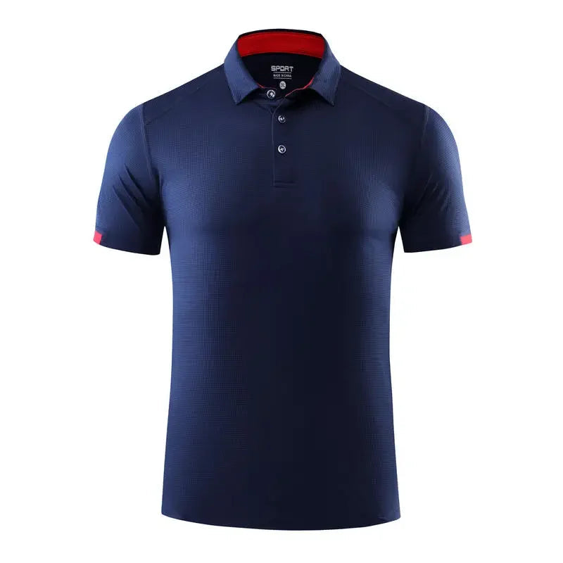 Quick-drying sports polo shirt custom printed company brand logo casual short-sleeved polo print shirt T-shirt 4XL 2025 Beauty hair & fashionfj