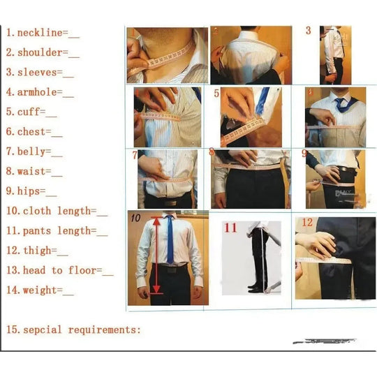 Men Suits 3 Piece Elegant Peak Lapel Single Breasted Tuxedo Slim Groom Wedding Party Formal Male Suit (Blazer+Vest+Pants) Beauty hair & fashionfj