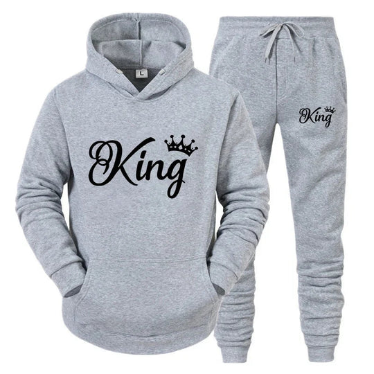 Men's and women's long-sleeved hoodie suits hooded sweatshirts trendy couple sportswear Beauty hair & fashionfj