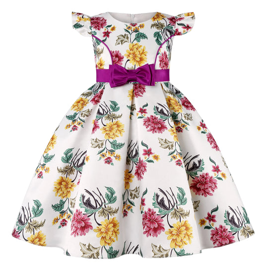 2025 Girls Party Dress High Quality Children Beautiful  Princess Birthday Wedding Party  Dress Beauty hair & fashionfj