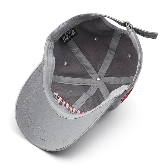 2022 Summer Women Men Baseball Cap Fashion Letter Embroidery Snapback Hat Vintage Washed Cotton Unisex Hip Hop Sun Hat Casquette Beauty hair & fashionfj