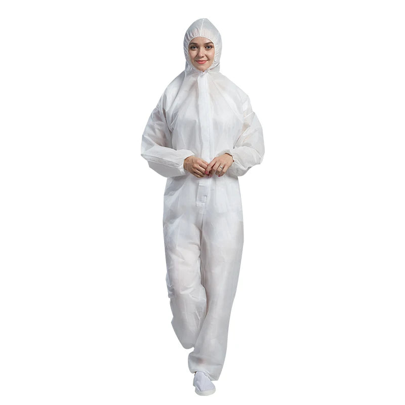 H-9011 Pre-Sterilized SMS Nonwoven 3-Piece Suit Biopharmaceutical Medical Device Manufacturing Cleanroom Garment(No Shoes) Beauty hair & fashionfj