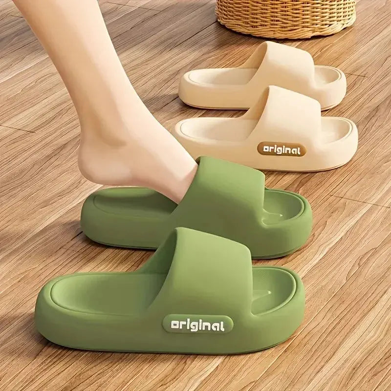 Women's Soft Slippers Thick-Soled Anti-Slip Indoor Outdoor Home Bathroom Relaxing Comfortable Cushioned Sandals，slippers woman Beauty hair & fashionfj