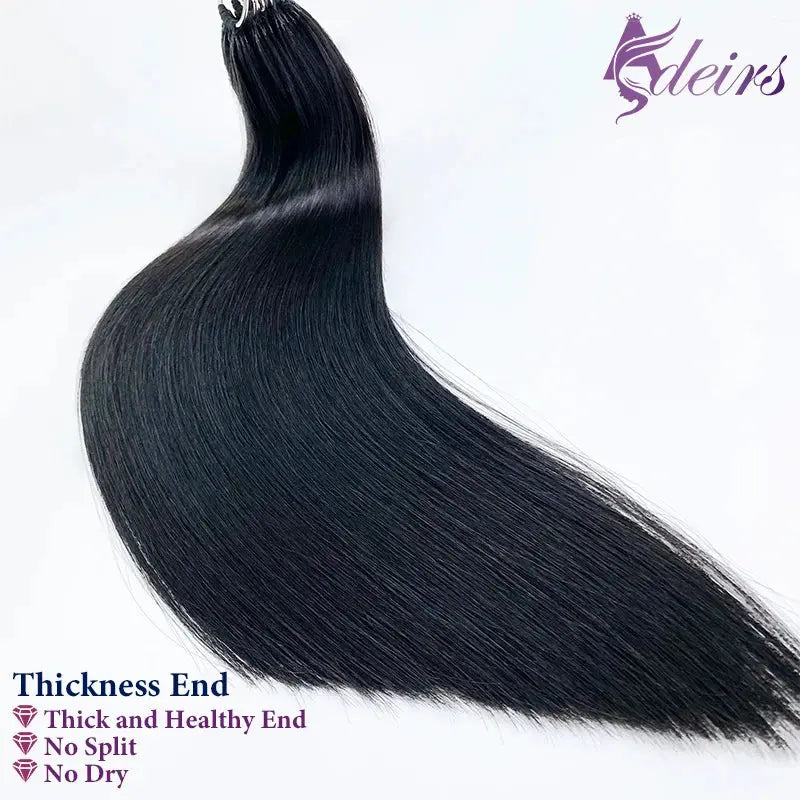 ADEIRS New Feather hair extensions 100% Human Hair Real Natural Hair Comfortable and Invisible Black Brown Blonde Straight Beauty hair & fashionfj