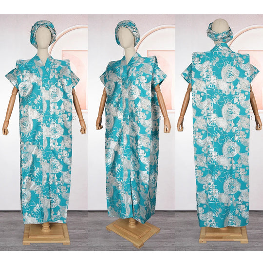African Dresses for Women Traditional Africa Clothing Dashiki Ankara Outfits Gown Abayas Robe Muslim Kaftan Maxi Long Dress 2025 Beauty hair & fashionfj