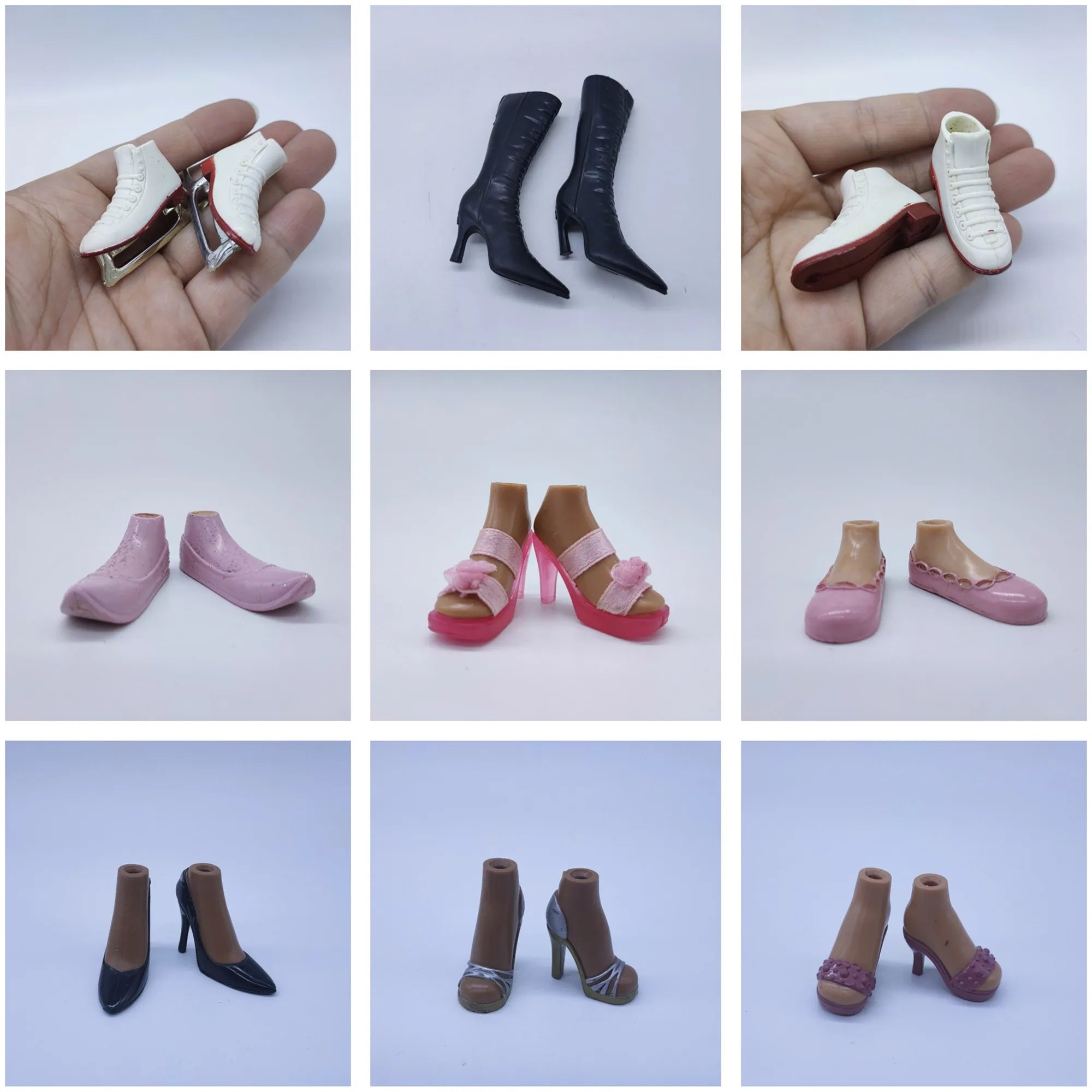 kinds of sneakers high-heeled shoes boots doll  plastic shoes for Bratz doll Monsterse High doll fashion cool doll gift for girl Beauty hair & fashionfj