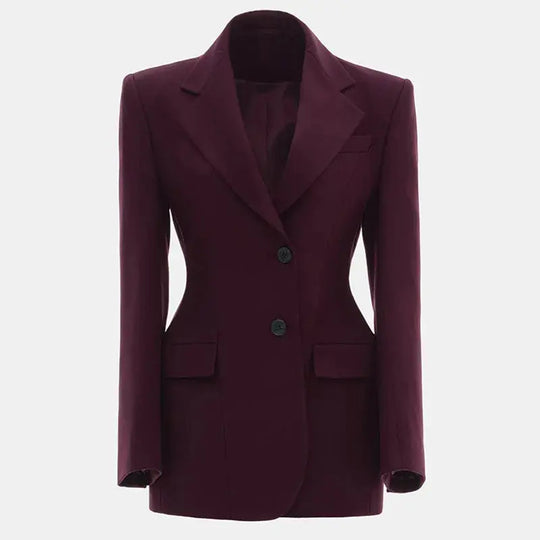 Elegant Suit Jacket Mini Skirt Sets Women Lapel Long Sleeve Single Blazers High Waist A-line Skirts 2025 Autumn Lady Outfits Beauty hair & fashionfj