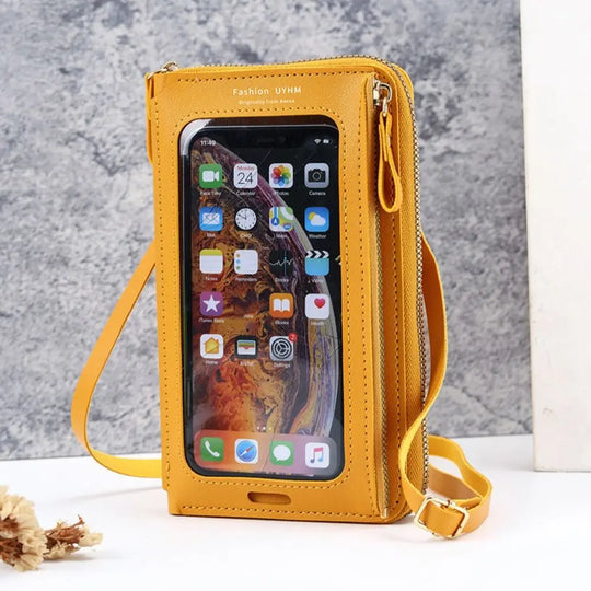 Women Crossbody Bags Touch Screen Cell Phone Purse Fashion Shoulder Bag Mobile Mini Wallet Card Holder Handbag Fashion