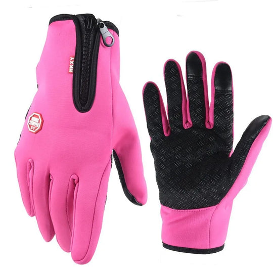 Thermal Winter Gloves For Men Women Touchscreen Warm Outdoor Cycling Driving Motorcycle Gloves Windproof Non-Slip Womens Gloves