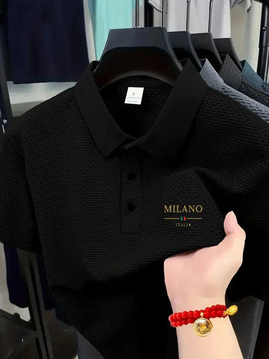 Cool POLO shirts for men's casual wear, with exquisite craftsmanship, with lapel, button closure, in solid color, classic and fa Beauty hair & fashionfj