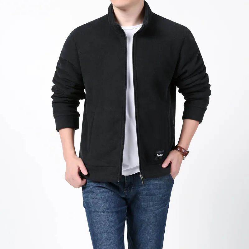 Plus Size 7XL 8XL Fleece Jacket Men Thermal Tactical Windbreaker Coat Autumn Softshell Hiking Camping Winter Jacket Men Clothing