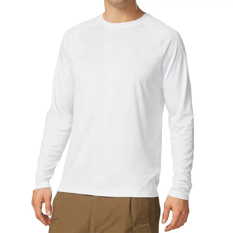 Men's Sun Protection shirts Summer UPF 50+ Long Sleeve Quick Dry Men Shirts Breathable Hiking Fish Performance Tops UV-Proof Beauty hair & fashionfj