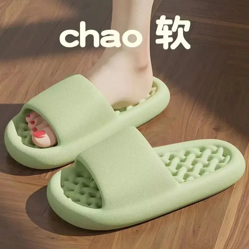 Shit-stepping Feeling Slippers for Summer Indoor Use, Non-slip, Wear-resistant and Water-draining , Suitable for Bathroom Use Beauty hair & fashionfj