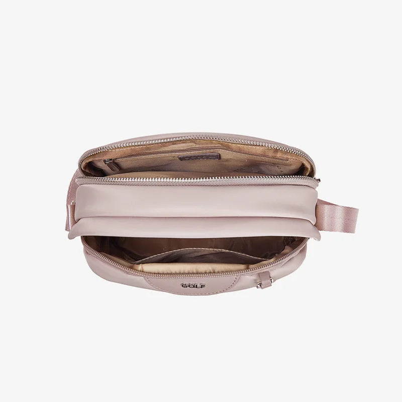 GOLF Women Cross Body Bags Shoulder Messenger Sling Bag Vintage Elegant Wallet Youth Women's Bags Mini Crossbody Bag Cute Pink