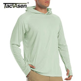 TACVASEN Sun Protection T-Shirts Mens Long Sleeve Hoodie Casual UV-Proof T-Shirts Breathable Lightweight Quick Dry T shirts Male Beauty hair & fashionfj