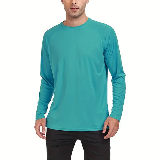 Men's Sun Protection shirts Summer UPF 50+ Long Sleeve Quick Dry Men Shirts Breathable Hiking Fish Performance Tops UV-Proof Beauty hair & fashionfj
