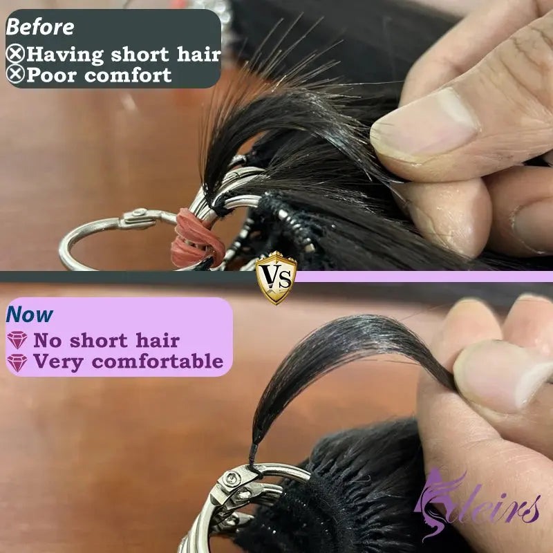 ADEIRS New Feather hair extensions 100% Human Hair Real Natural Hair Comfortable and Invisible Black Brown Blonde Straight Beauty hair & fashionfj