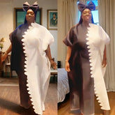 2025 African Dresses for Women Traditional Africa Clothing Dashiki Ankara Outfits Gown Abayas Robe Muslim Kaftan Maxi Long Dress Beauty hair & fashionfj