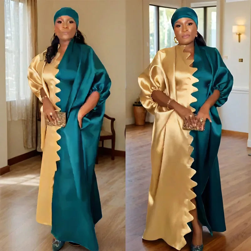 2025 African Dresses for Women Traditional Africa Clothing Dashiki Ankara Outfits Gown Abayas Robe Muslim Kaftan Maxi Long Dress Beauty hair & fashionfj