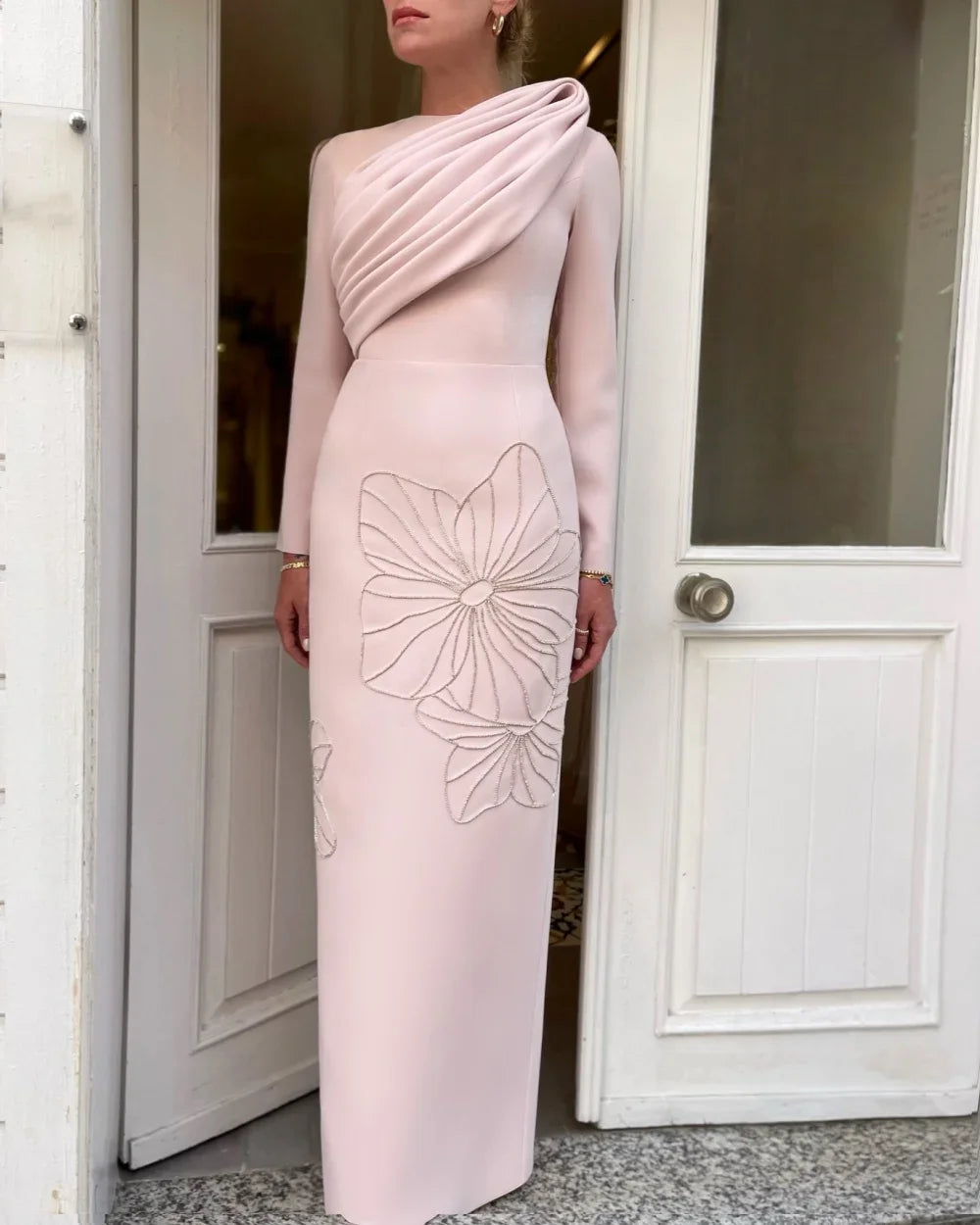 Customized Classic Jersey A-line Midi Dresses Homecoming  Exquisite Modern Style Pastrol Unisex Chinese  Formal Casual Simple Beauty hair & fashionfj